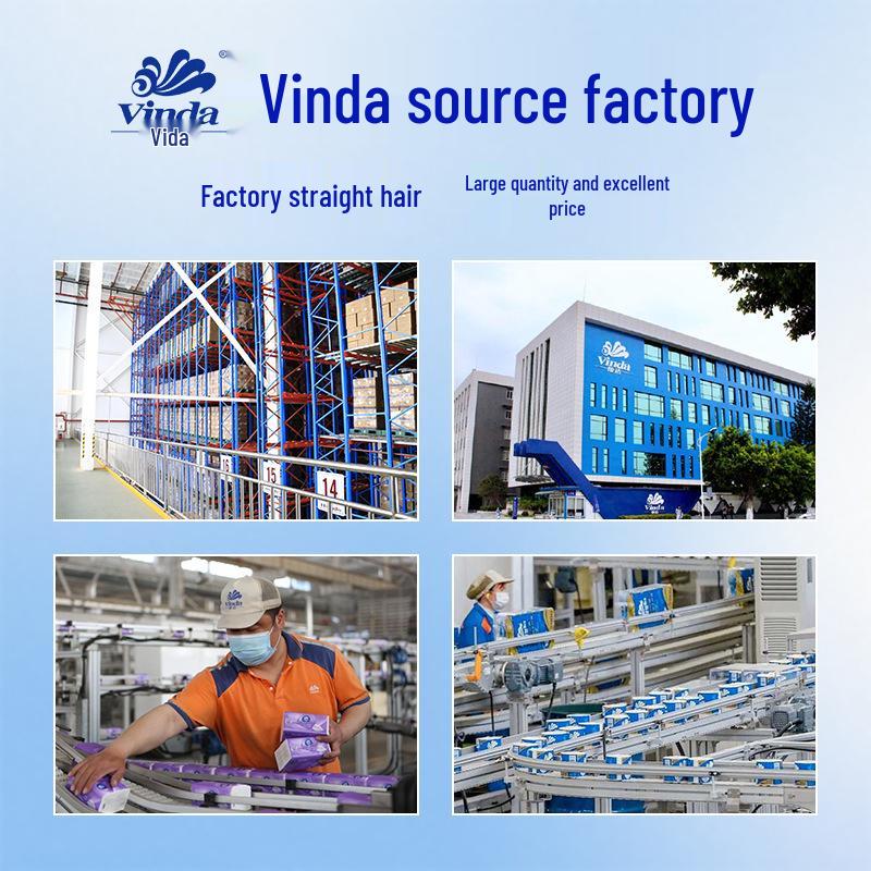 Vinda Ultra Tough Большие Салфетки для лица размера M, 100 штук V2253, Одинарная упаковка