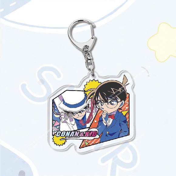 Акриловый брелок в стиле аниме «Детектив Конан», металлическое кольцо, автомобильная сумка, украшение для ключей, аксессуар, подарок, аниме, подарки, кулон