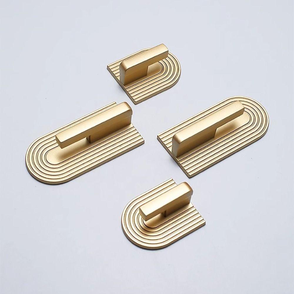 Gold Cabinet Handles Zinc Alloy Wardrobe Pulls Simple Cabinet Knobs Cabinet
