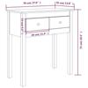 VidaXL Console Table 70x35x75 Cm Solid Pine Wood 814609