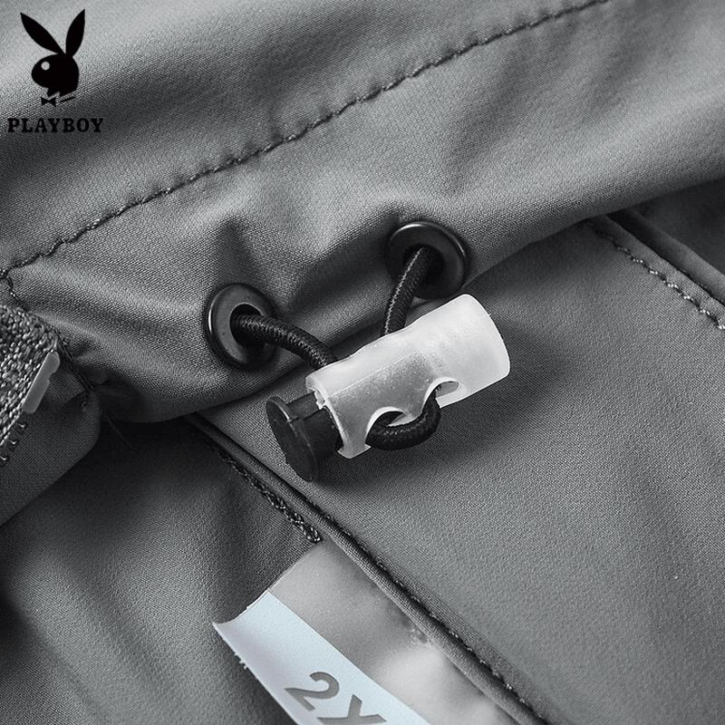PLAYBOY Мужская легкая солнцезащитная худи-куртка с защитой от УФ-излучения