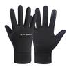 Windproof and Waterproof Plus Velvet Warm Gloves for Autumn and Winter Cold Riding Cycling  All Fingers Takeaway  Handsome Gloves for Men and Women
