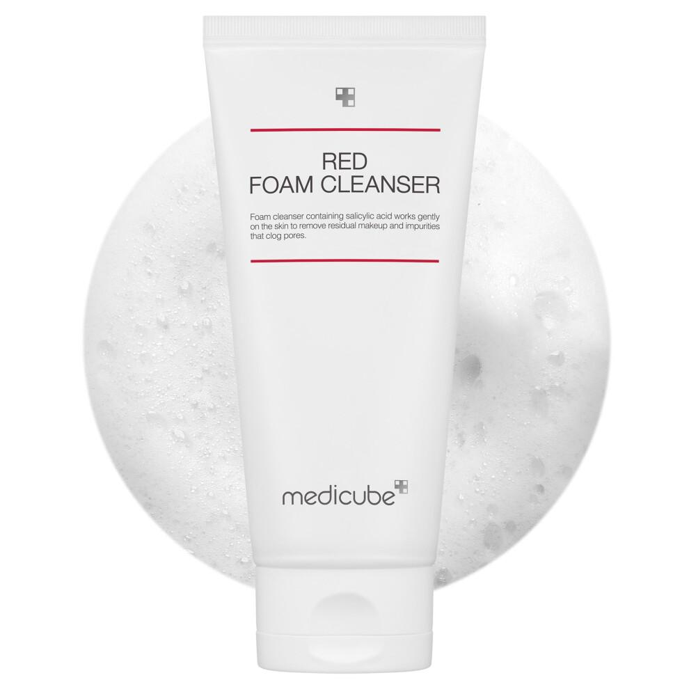 medicube Red Foam Cleanser 120ml - Deeply cleanses, remove impurities, control sebum, | Korean Skincare