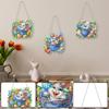 Special Shape 3Pcs 2D/Flat DIY Hanging Diamond Art Kits Diamond Painting Set Diamond Art Pendant Home Wall Decoration Crafts