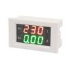 Walfront LED Dual Panel with Digital Sine Wave Tester and Mutual Inductor Volt-Ampere Meter, 60-300V AC, Voltmeter/Ammeter, Display,