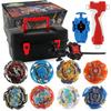 X 8 Beyblade Burst Portable Storage Box W Lr Launcher Grip Set Starter Top Gyro