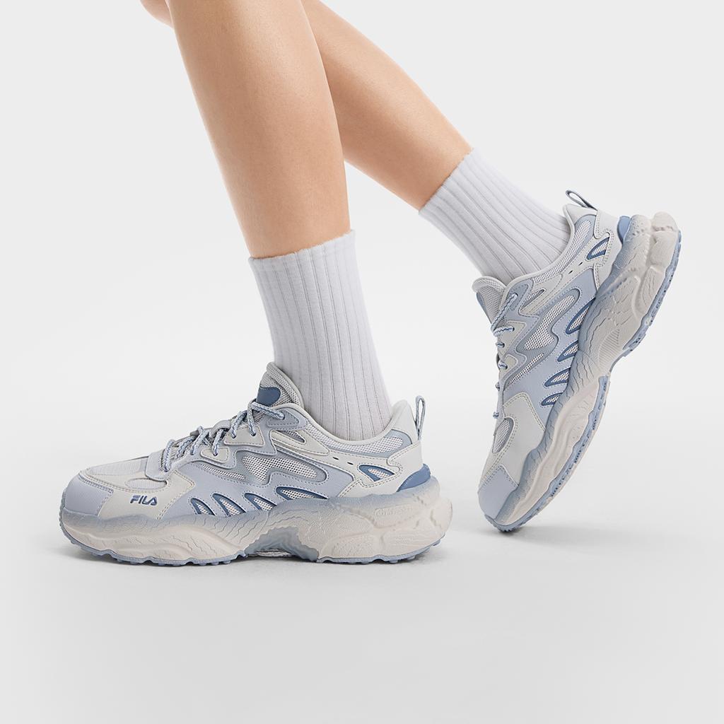 Fila Папоротник Модный Личность Классический Ретро Спортивный Повседневный Удобный Толстая Подошва Прочный Дышащий Легкий Низкий Верх Папины Кроссовки F12M622118FSP