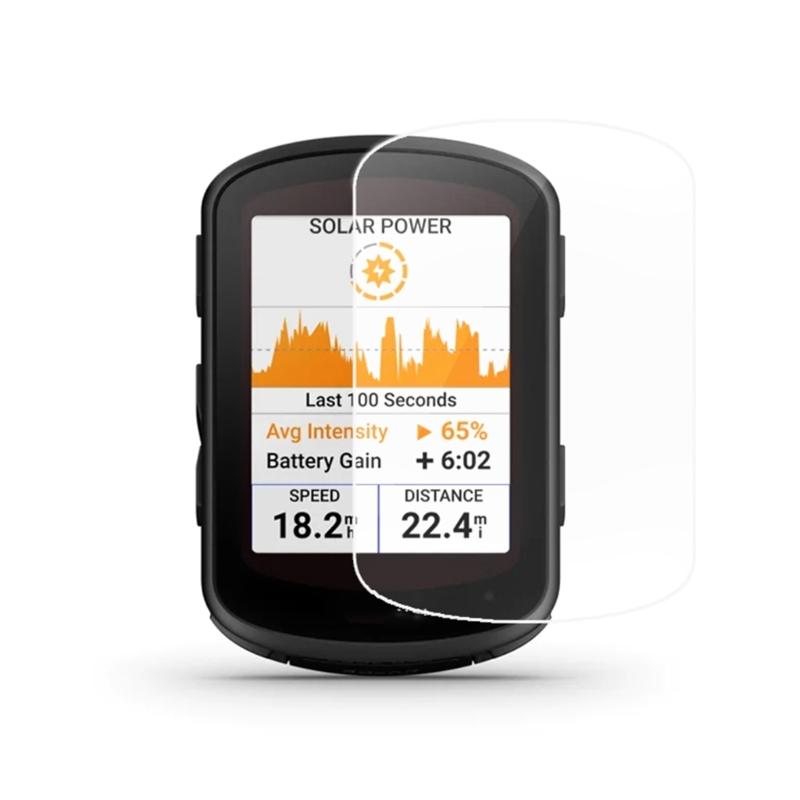 Защитная пленка для экрана из закаленного стекла для велокомпьютера GPS-секундомера, устойчивая к царапинам, высокая четкость для Edge 840/540