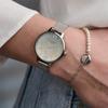 Авторизованный дистрибьютор Olivia Burton Watch Ladies OB16US67 Under the Sea Demi Gray White Ombre Silver Mesh [OLIVIA BURTON]