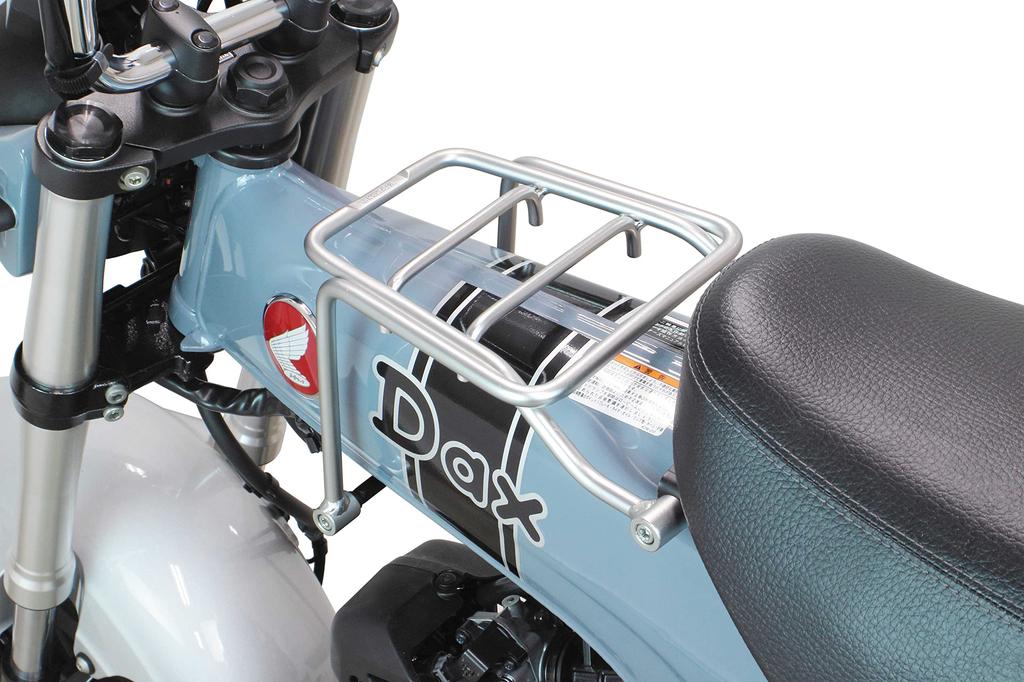 Специальные детали Takegawa Алюминиевый центральный багажник с резиной для Dax 125 (ТАКЕГАВА) Веревка, Серебряная, (JB04), 09-11-0314