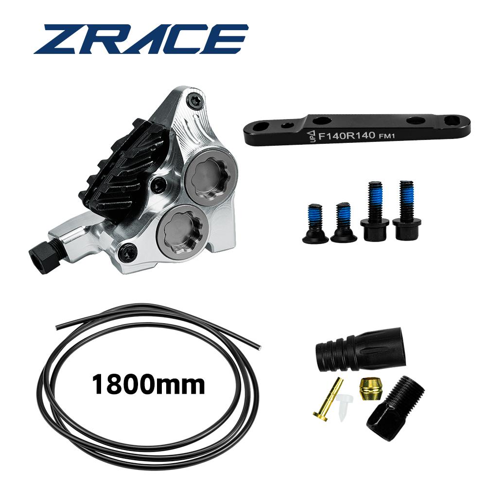 Гидравлический тормозной калипер ZRACE XG4 для шоссейного велосипеда, Flat Mount, четырехпоршневой, тормозные колодки Ice Technology, легкий CNC