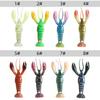 8pcs Crawfish Lure Soft Crawfish Fishing Lures Artificial Shrimp Bait Fishing Accessories for