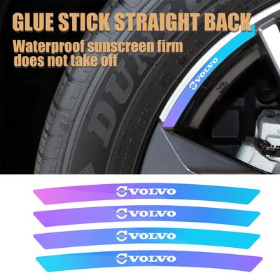 Для Rdesign AWD S60 S80 S90 V40 V50 V60 V70 V90 V80 Автостайлинг Наклейка на диск колеса Светоотражающая Наклейка Декор Автоаксессуары