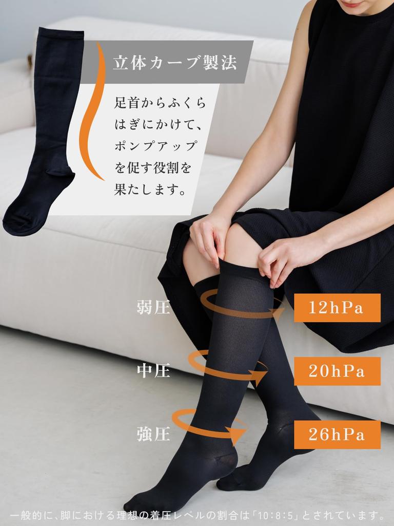 Maison Peony Компрессионные Хлопковые Высокие Носки Смесовые Зимние Для Полета В Самолете Теплые 22-26 см Носки Рабочие Ниже Колена Унисекс