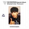 Seventeen Специальный альбом Director's Cut Официальная фотокарточка Фотокарточка KPOP K-POP