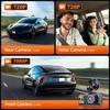 2/3-канальная видеокамера для автомобиля, камера WIFI, автомобильный видеорегистратор 1080P, видеорегистратор, передняя, внутренняя, задняя камера, черный ящик, автомобильные аксессуары