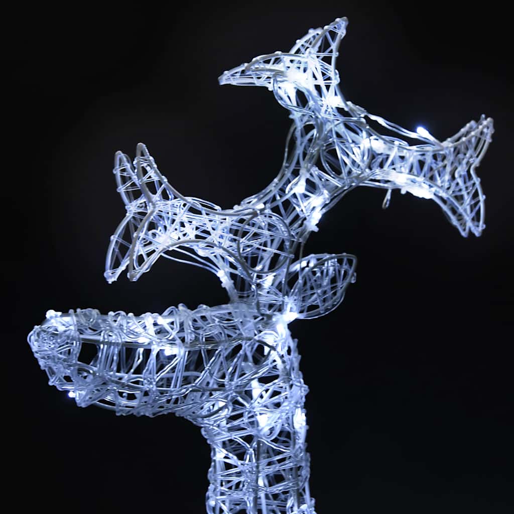 Świąteczna Dekoracja, Renifer, 90 Diod Led, 60X16X100 Cm, Akryl