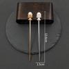 Lady Gold Silver Color Headwear Chinese Style Pearl Hairpin Hair Accessories Hair Clip Hair Sticks