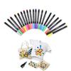 T-Shirt Permanent Fabric Paint Marker Pen Textile Clothes Shoes Diy 20 Colors