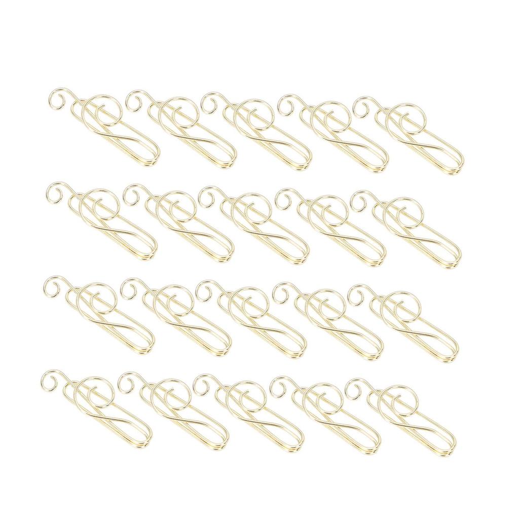 20Pcs Musical Note Paperclip Music   Shape Creativity Modeling Metal Craft Supplies