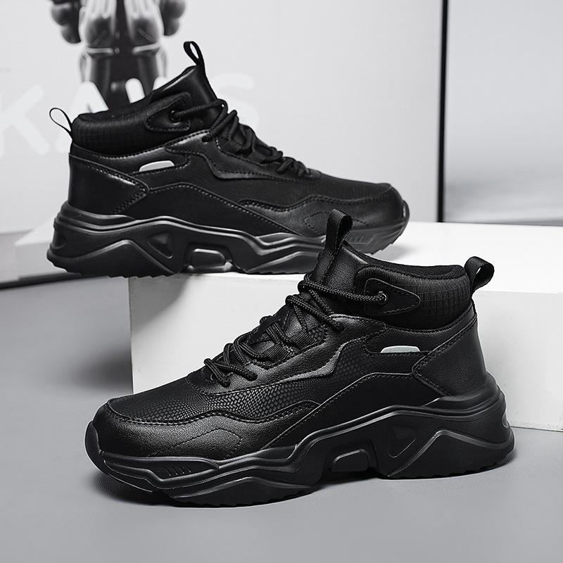 Мужская повседневная обувь большого размера, теплая и легкая спортивная обувь для зимы, модные и универсальные кроссовки на толстой подошве, партия из розницы