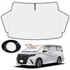 Солнцезащитный козырек Mozan на лобовое стекло для Toyota 30 серии с солнцезащитным козырьком на руль, УФ-защита от солнца, тепла, сотовая конструкция, с местом для хранения, предотвращает перегрев салона, прямой