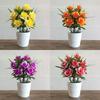 1 шт. искусственный цветок в горшке для сцены, сада, свадьбы, дома, вечерние украшения, реквизит