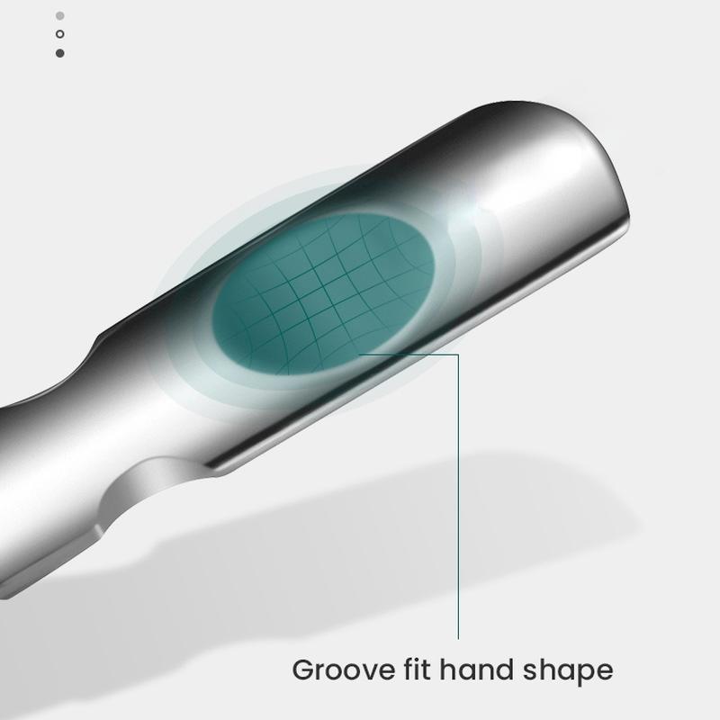 Двусторонние пилочки для ногтей из нержавеющей стали, маникюр, педикюр, уход за профессиональными инструментами для ухода за ногтями на пальцах ног