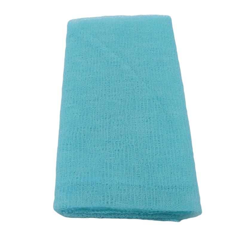 Exfoliating Puff Scrub Nylon Net Bath Shower Gel Terry Cloth Body Washing Cleaning Tool