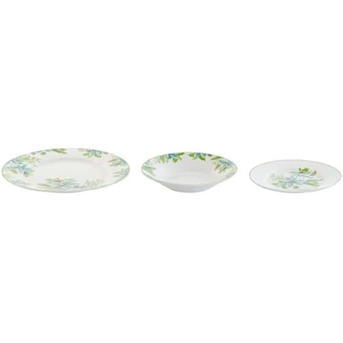 Vaisselle - DKD HOME DECOR - Standard - 18 pièces - Fleurs - Porcelaine, Céramique, Grès