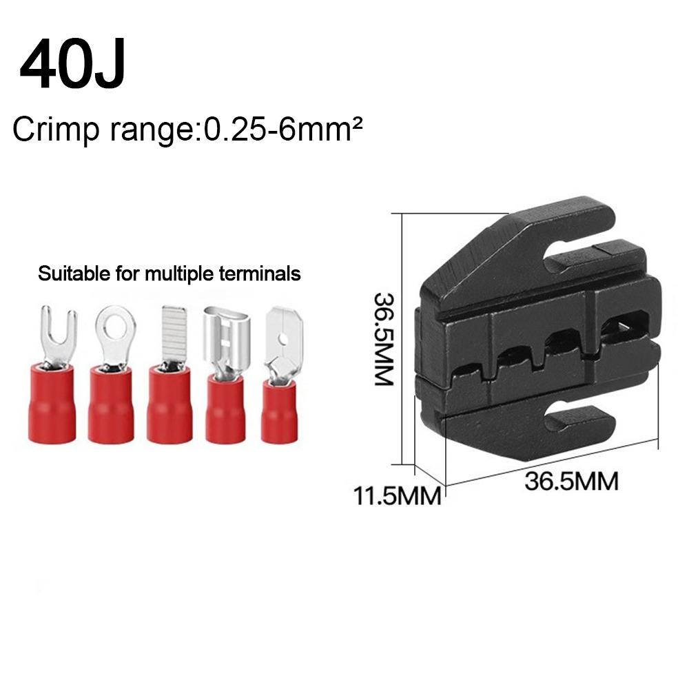 10WF/10A/103 Обжимные клещи Губки Черные Сменные матрицы Новые обжимные клеммы Слот для губок