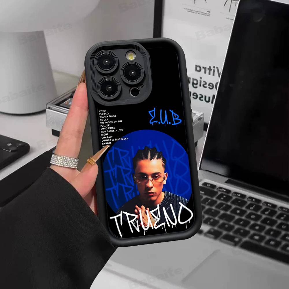 T-Trueno Rapper Phone Case For IPhone 17 16 E 15 14 13 12 11 Pro Max Plus Back Cover