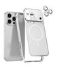 Для iPhone 17 16 15 14 13 Pro Max Мгновенно меняйте 17 Для Magsafe Магнитная задняя крышка Рамка из сплава Чехол Пленочная защита стеклянной линзы Тонкое покрытие
