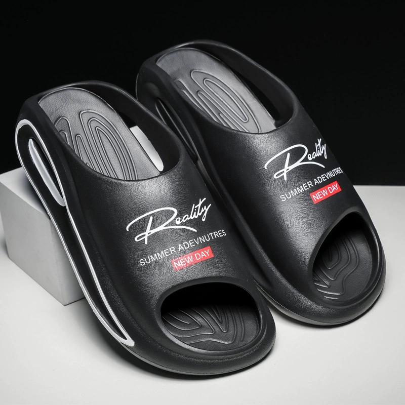 Мужские весенние и летние дышащие толстые сандалии для увеличения роста, повседневная домашняя верхняя одежда для отдыха на пляже