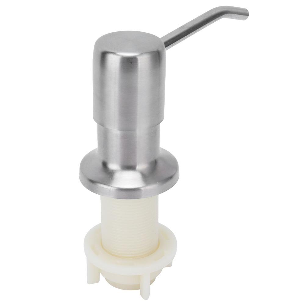 304 Stainless Steel Liquid Dispenser Pump Silicone Tube Sink Pump Head Built-In Installation