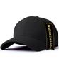 Not Fall Cap Deep UV Protection Plain Hat Polyester Running Baseball Cap [Will Apart] Men's 100% [STREAM] (Black)