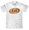 Ретро футболка мужская A&W Root Beer Логотип Белый