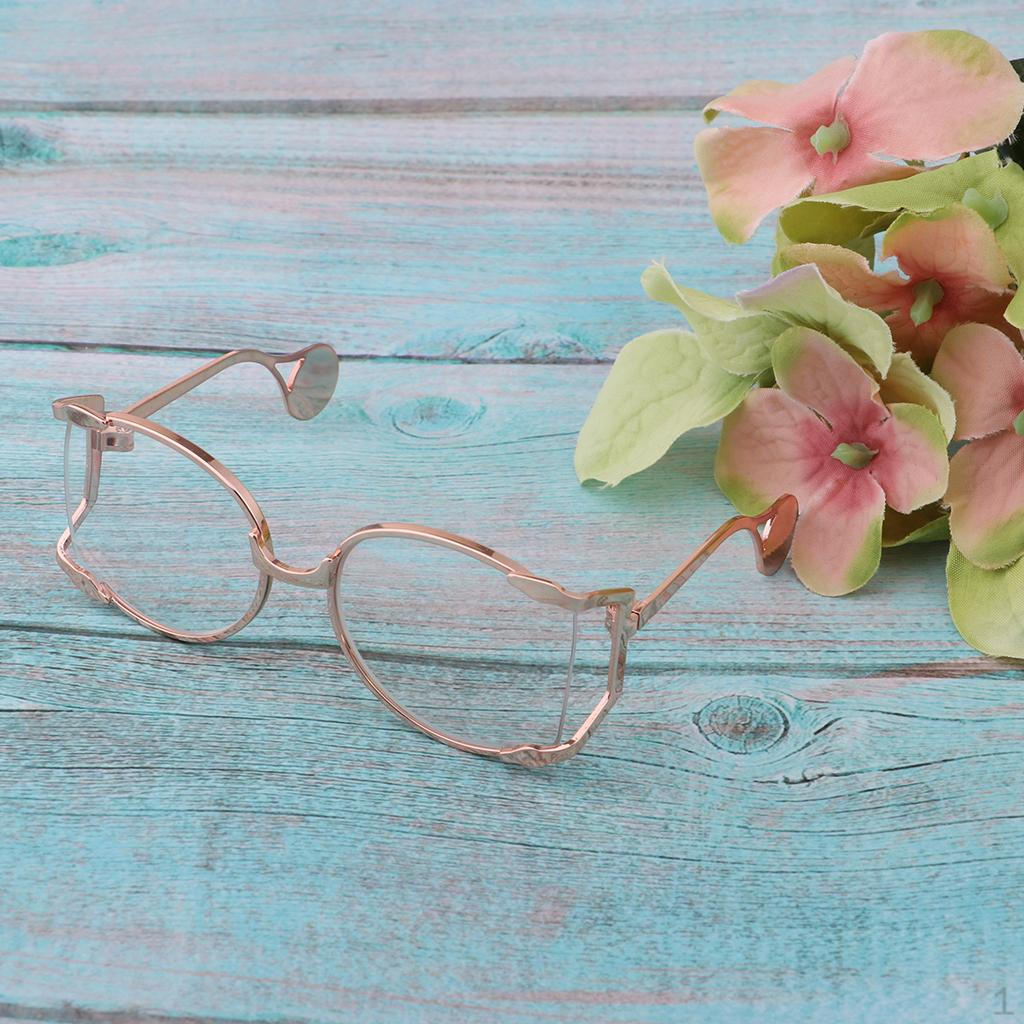 Крутые очки в овальной оправе с цветными линзами для кукол или 15-20 см для самостоятельного изготовления аксессуаров