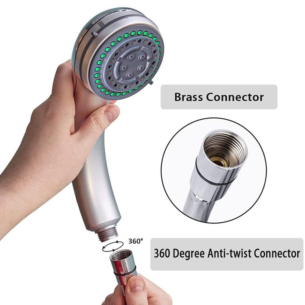 PVC Handheld Shower Head Hose Replacement Faucet Hose Professional Shower Extension Tube Bathroom