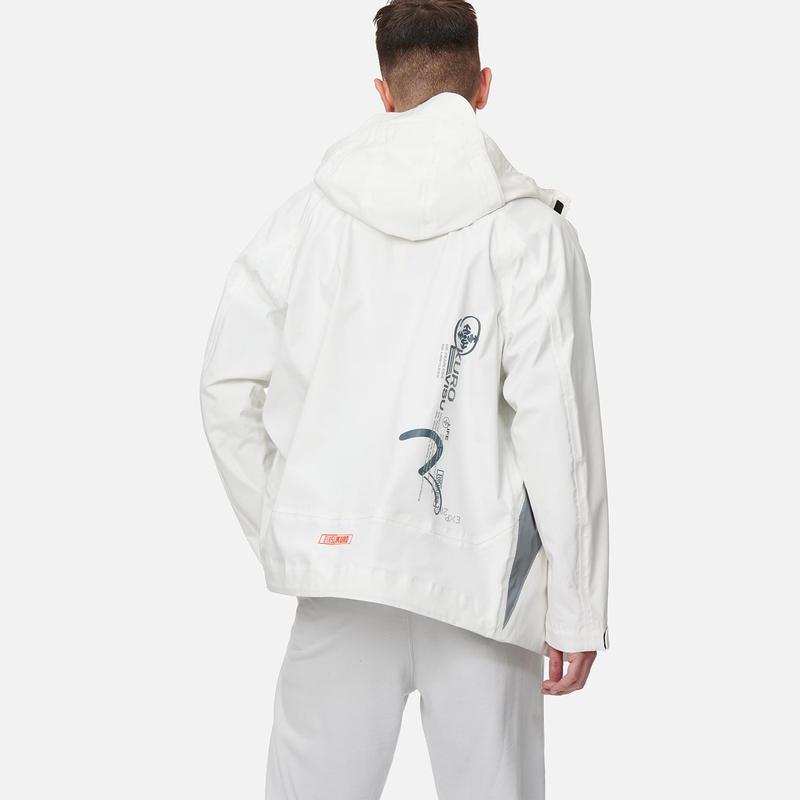 Evisu Kuro 23ss Ветровка-баннер в стиле пэчворк Мужские куртки Бежевый 2ESGNM3JK771LFPL