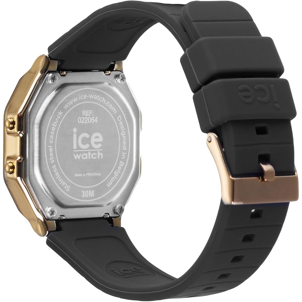 Ice Watch ICE Digit Ретро Цифровые Часы Черный Золотой Маленькие Женские