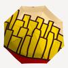 1pc Fries FastFood Automatic Open/Close Umbrella - Compact Travel Umbrella with 8-Rib Durable Frame, Lightweight & Portable Design z50
