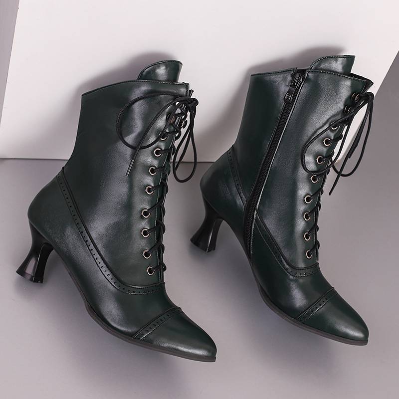 Krazing Pot Полиуретановые осенне-зимние туфли 47 размера 48 Ботинки Челси с острым носком на шнуровке сохраняющие тепло ботильоны