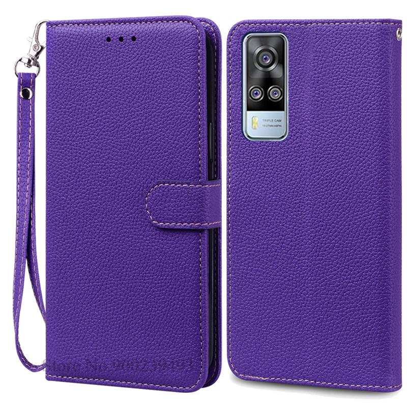 Для Vivo Y31 2021 Чехол V2036 Чехол-книжка с кошельком Для Vivo Y51 Y51A V2030 Y 51 31 Чехол VivoY31 Для Vivo Y33 Y53S 4G Мягкая обложка Funda