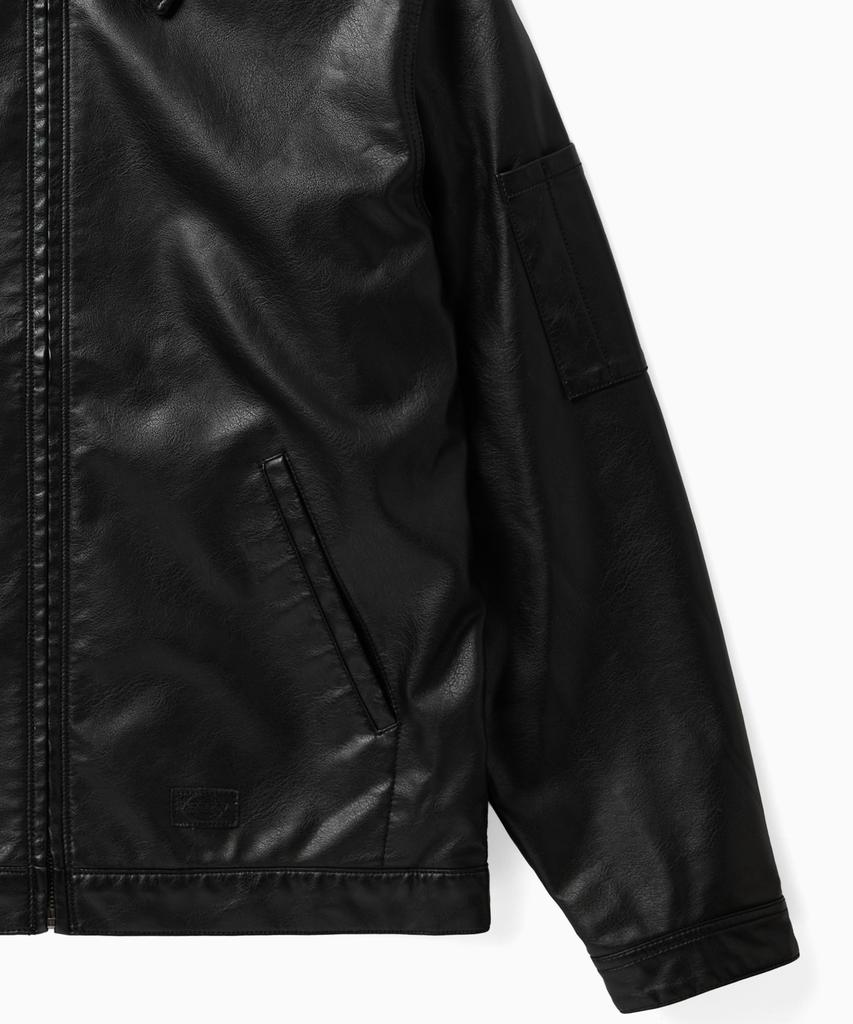 DICKIES Synthetic Leather Eisenhower Jacket Black