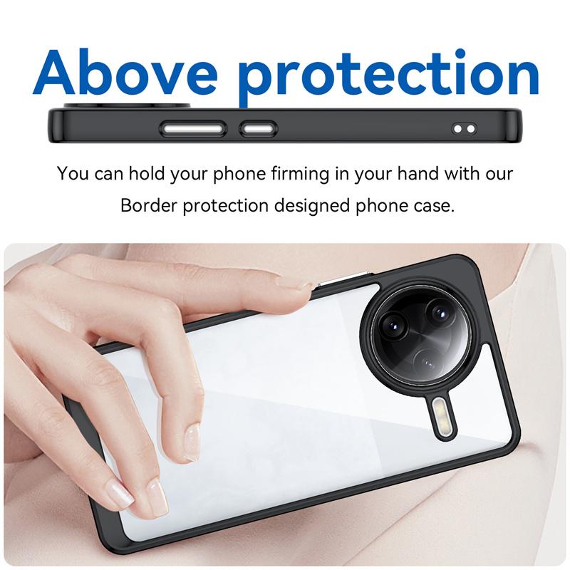 Для Xiaomi POCO F7 Ultra Чехол Xiaomi POCO F7 Ultra Чехол Прозрачный ПК ТПУ Противоударный силиконовый чехол для телефона Xiaomi POCO F7 Ultra