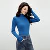 Autumn Water Yi Ren Women's Slim-Fit High-Neck Knit Top