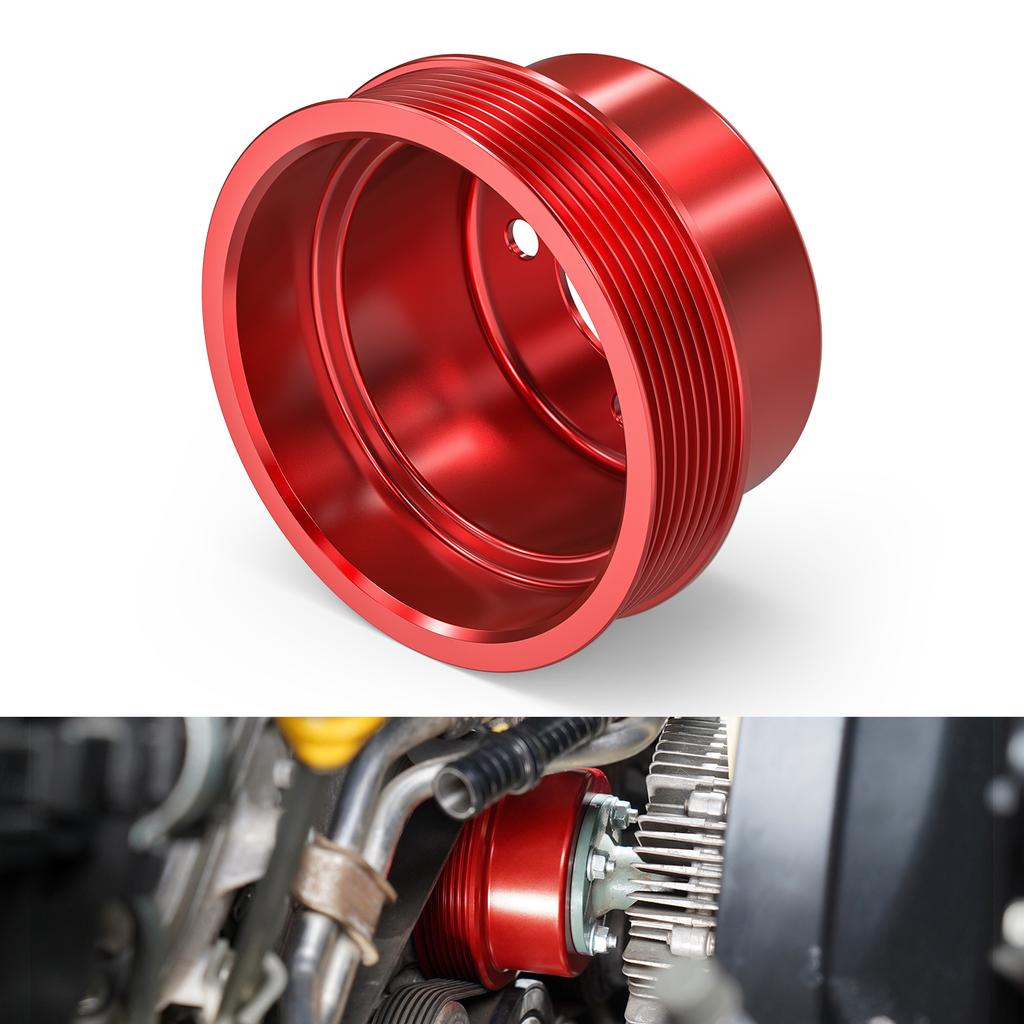 For 1GR-FE 4.0L Engine Water Pump Pulley Aluminium, for Toyota 4Runner/Tundra/Tacoma/FJ Cruiser