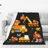 Фланелевое одеяло для строительной машины, качественное мягкое прочное одеяло на День благодарения, грузовик, Турция, весеннее милое покрывало для спальни