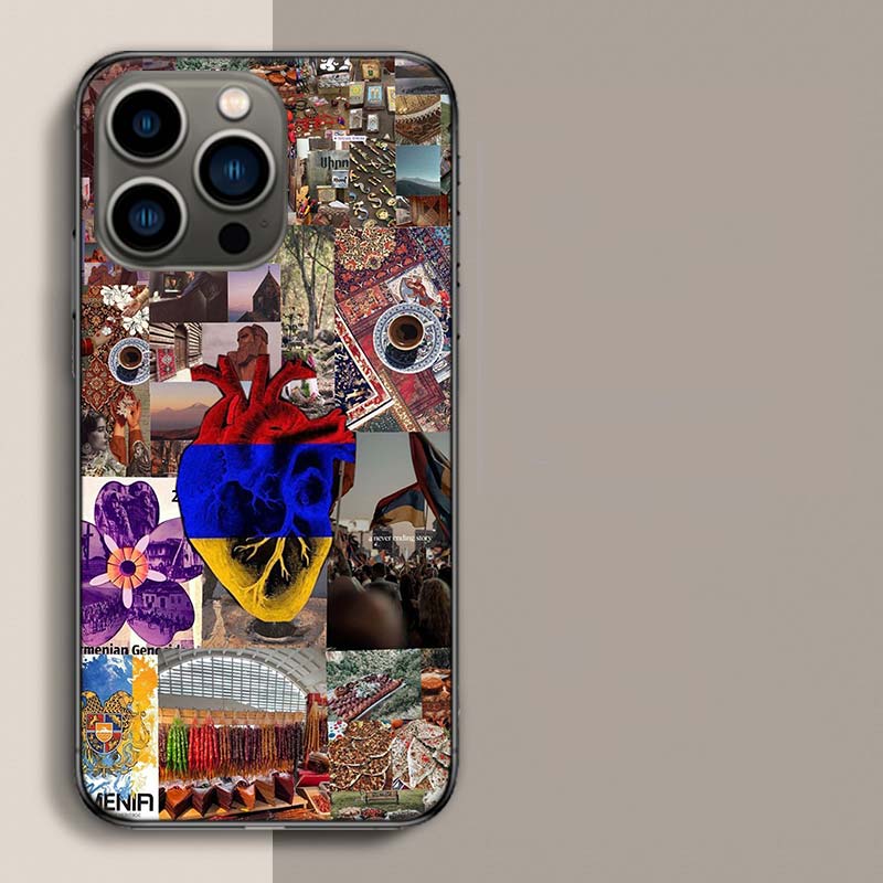 Флаг Армении Паспорт Искусство Чехол для Телефона Для Iphone 17 Air 15 Pro 14 Plus 16 Pro Max 12 13 Mini 11 16E X XS Чехол Милые Fundas